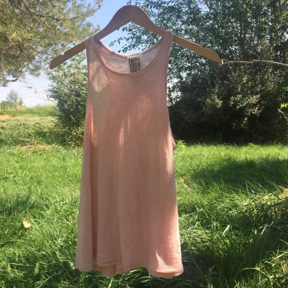 Light pink tank top Free People